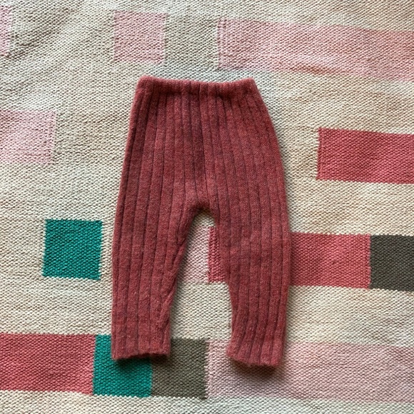 Oeuf Other - Beautiful Oeuf NYC rose alpaca knit pants 12 mos